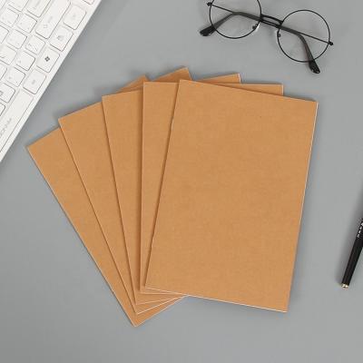 China School Supplies A4 A5 Printing Easy Enrolling Custom Saddle Stitch Stitched Notebook Wrapping Paper Cover Promotional Classic Blank Running Exercise Book for sale