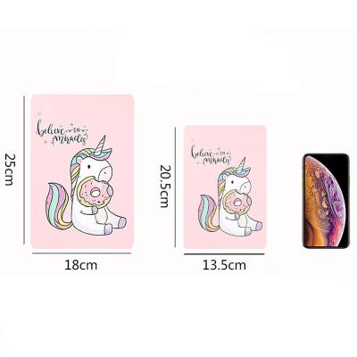 China Easy journaling unicorn sewing soft print cover kawaii cute little animal routine Japanese planner gift notebook and journal with custom logo for sale