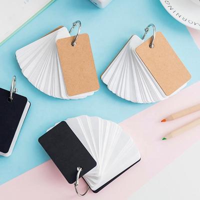 China Sublimation Easy Writing Blanks Small A7 Cute Pocket Ring Refillable Travelers Kraft Paper Notebook for sale