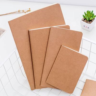 China Easy Enrolling Simple Bulk Print Kraft Paper Cover Paper Classmate A5 Nice Spiral Grid A5 b5 lined page notebook a6 with line for sale