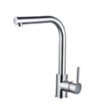 China Without Slide Bar SUS304 Stainless Steel Hot And Cold Brass Mixer Tap Matte Black Brushed Gold Kitchen Faucet Mixer Tap for sale