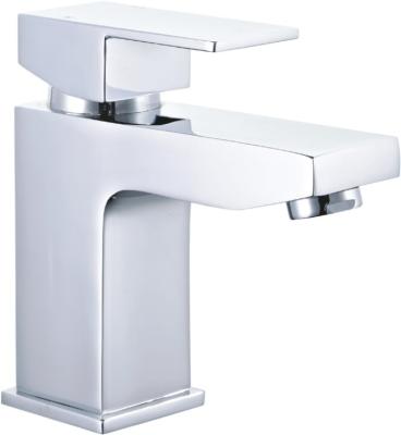 China High Quality Economical Luxury Single Lever Square Round Brass Faucet Metered Taps Basin Mixer Tap Faucets for sale