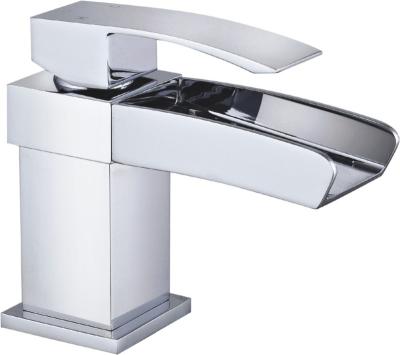 China Contemporary UK Style Sanitary Brass Hot Cold Water Basin Saving Water Faucet for sale