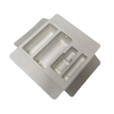 China Biodegradable Eco - Friendly Eco Friendly Cellulose Virgin Molds Molded Pulp Insert Box Paper Tray for sale