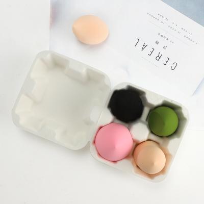 China Biodegradable Eco-friendly Factory Straining Products Press Gift Paper Cosmetic Oils Dry Skin Packing Molded Pulp Tray Boxes for sale