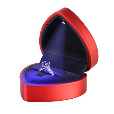 China For Wedding Engagement Gift Ring Packging Personalized Mini Portable Small Glass Hinges Luxury Custom Designer Gift Packaging Jewelry Box For Jewelry for sale