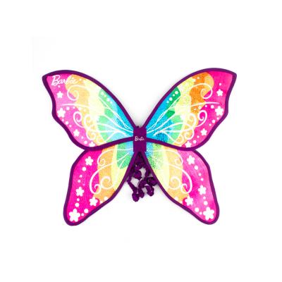 China Colorful Halloween Costume Butterfly Wings Halloween Party Carnival Fabric Wings Transparent Animal-Friendly Insect Wing for sale