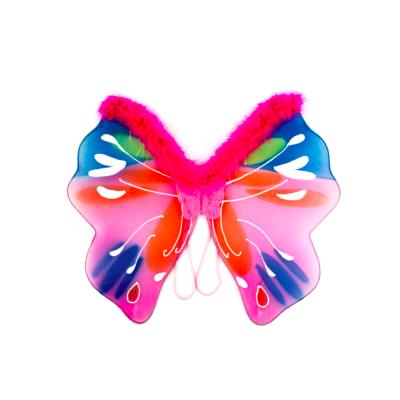 China Halloween Costume Marabou Polyester Wings Butterfly Fairy Wings Halloween Party Carnival Kids Costume for sale