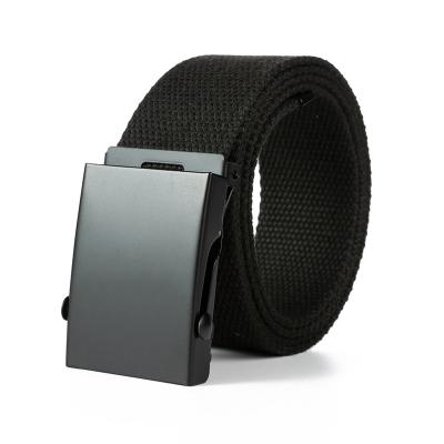 China Fashion.Casual Hot Sale Men's Woven Canvas Belt Leisure Golf Belt Outdoor Woven Belt Wholesale for sale