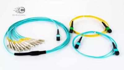 中国 OM3 OM4 Aqau 2mm 3mm MPO assembly Polarity Switch MPO connector patch cord 販売のため