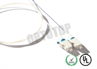 China LC / UPC 2 Core Fiber Optic Pigtail OM1 Connector For CATV EDFA FTTH for sale