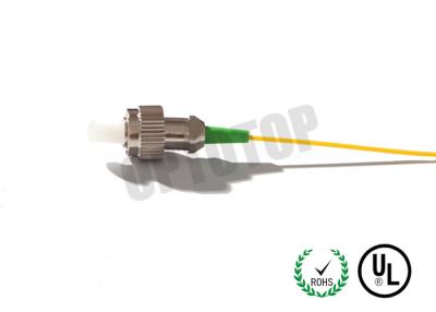 China Durable Simplex Fiber Optic Pigtail APC Interface Polish For Telecom Network for sale