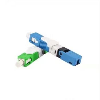 China Waterproof SC Splice On FTTH Fiber Optic Fast Connectors Te koop