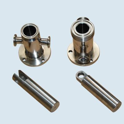 China Stainless steel pump body and plunger parts for ice cream freezer refrigeration machine accessories components for sale