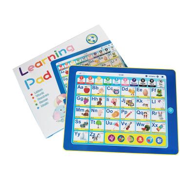 China Educational Toy Educational Learning Pad With music and sound kids study laptop/study games /baby learning Tablet for sale