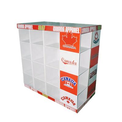 China Single Sided Good Price Custom Design Promotion Paper Cardboard Pallet Display For K-market for sale