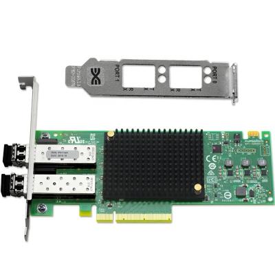 China Server LPe31002 LPe31002-M6 Dual Port Fiber 16Gb Channel Host Bus Adapter Card for sale