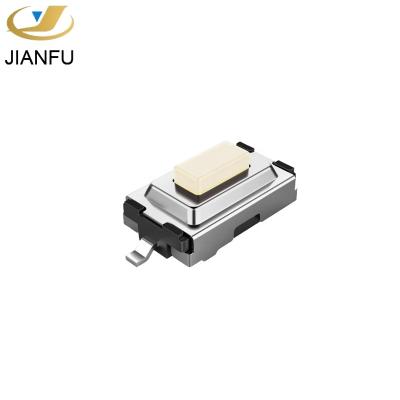 China Contacts sealed structure smt smd ip54 rectangle dustproof push button switch for sale