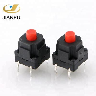 China Washable 4 Pin 10mm Switch 12v Waterproof DC 10.0*10.0 for sale