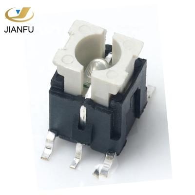 China Spare caps smt on square led push button dc light switch for sale