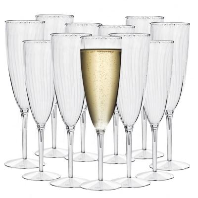 China Custom Disposable Plastic High Quality PLASTIC Champagne Cup for sale