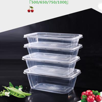 China Disposable plastic packaging containersfor Microwavable food for sale