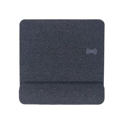 China Shenzhen New Design Fast Charging Wireless Mouse and Mobile Phone Mouse Pad with Wrist Rest Support Memory Foam and Non-slip Base for Computer Games for sale