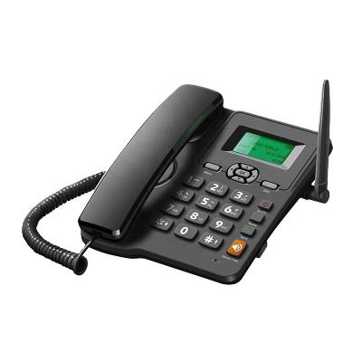 China China Radio GSM Desk Phone Cordless Desk or Telephone and Home Landline GSM 850/900/1800/1900MHz Green Backlight Dual SIM Card and FM Radio (X310 for sale