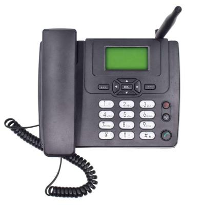 China Office or Home Cheapest Price GSM Fixed Cordless Phone with FM Radio and Desktop Cordless Phone with SIM Card Slot and SMS Function for sale