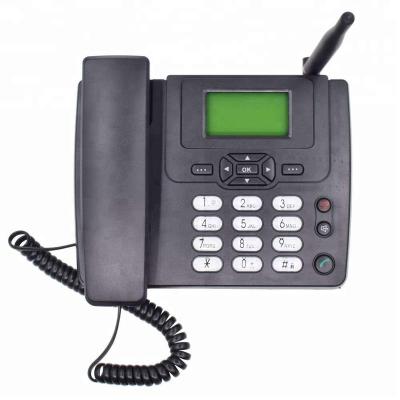 China Office or Home or Remote Area Cheapest Price Fixed Cordless Phone with FM Radio and Business Radio GSM Caller ID Phone with Single SIM Card Slot for sale