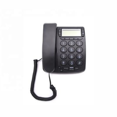 China Shenzhen Newest Style Basic Home Landline Big Button Desk or Button Telephone with Caller ID Display and CE ROHS Standard for sale