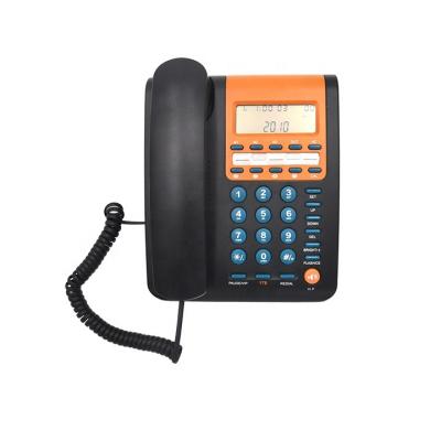 China Guangdong Hot Product Home Office Or Wall Mountable Caller ID Tethered Phone With 9 Groups Function Provider Dial Speed ​​Memory One Touch for sale