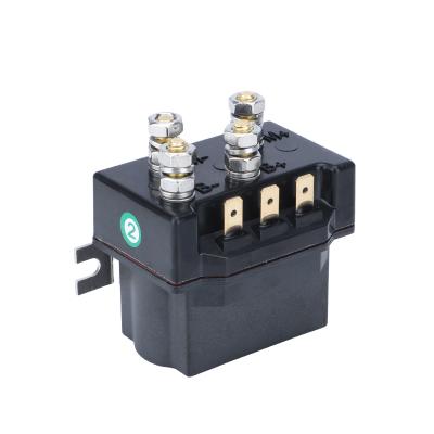 China 12V 200A 2NO 2NC Short Term Duty Insert Connection For Electric Winch Motor Reversing YANENG DC Contactor ZLJM for sale