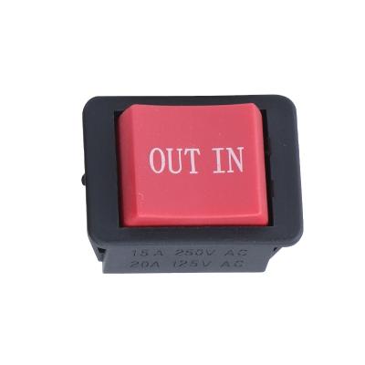 China YANENG high quality red mini push button switch rocker switch smart rocker switch for sale