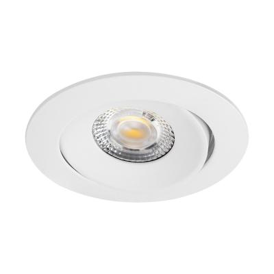 China Modern original design white/black super slim switchable all-in-one CCT finish coverable spot led recessed downlight for sale