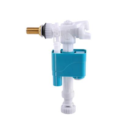 China Eco-friendly factory directly wholesale 4.5L/M to 0.5BAR toilet tank fittings bottom and side smart fill valve with brass thread for sale