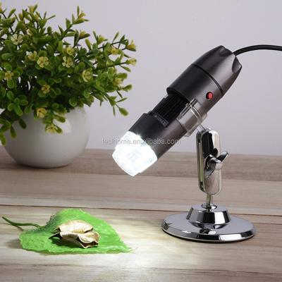 China 40x-1000x Portable USB Digital Easy to Use Handheld Microscope with 8LED for sale