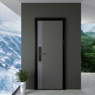 China Modern Fire Protection Standard Sound Insulation High Quality Stainless Steel Passive Insulated Front Entrance Doors for sale