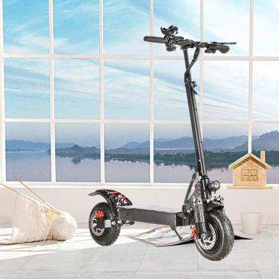 China Free Shipping EU Warehouse Unisex 2400w Dual Motor 48V 21Ah Powerful Electric Scooter 10inch Off Road Tire X6 For Adult dropship for sale