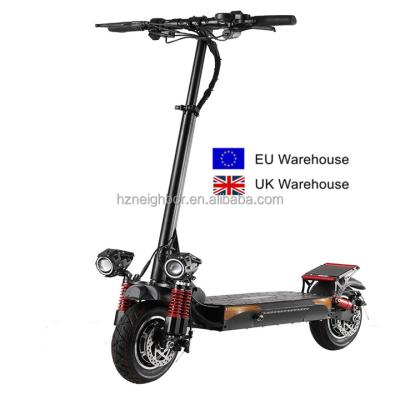 China Europe Warehouse 1000W Unisex Electric Scooter High Speed ​​With Suspensions 10 Inch Off Road Fat Tire Dropship Electric Scooters for sale