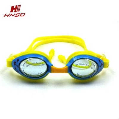 China Cheap Optical Water Sports Swimming Kids Swimming Goggles With Earplugs for sale