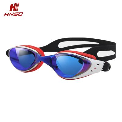 China Fashion 400 Anti-Fog Scratch Protection Resistant UV Lenses Swimming Goggles for sale