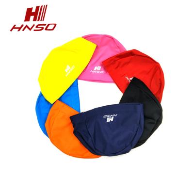 China Durable Pool Hats Fabric Lycra Custom Printed Swim Caps No Minimum for sale