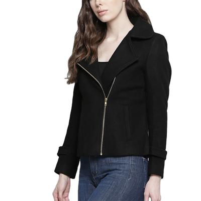 China Latest Cheap Price Womens Short Casual Jackets Womens Windproof Plain Jackets for sale