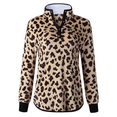 China High Quality Fleece Wholesale Sales Leopard Print Women's Hoodies QUICK DRY Women's Hoodies for sale