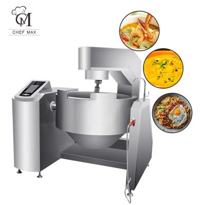 Chine Commercial 20 KW Canteen Automatic Steaming Cattle Vegetables Processing Plant Custom Chinese Wok Stir Fry Cooking Machines Electric à vendre