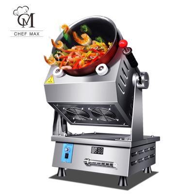 China Commercial Stick Restaurant Canteen Chefmax Custom Smart Food Cooker Robot Non Cooking Machine Auto Gas Machine Auto Cooking Robot for sale