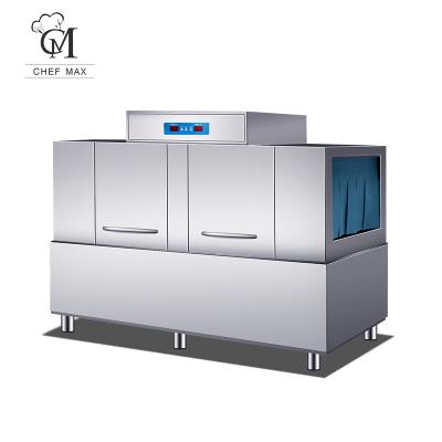 中国 Large Multifunctiona Chefmax Automatic Dishwasher Kitchen Equipment Dishwasher High Effency Factory Wholesale Price Commercial Automatic Dishwasher 販売のため