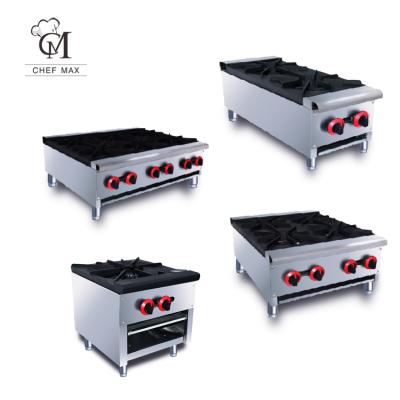 Κίνα Hotel Commercial Custom Chefmax Countertop 1 2 4 6 Burner Gas Cooktops Cooker Oven Cooking Pot Stove Gas Stove προς πώληση