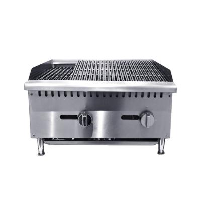 China Restaurant Commercial Custom Chefmax 2 3 4 Burner Countertop Stainless Steel Gas Teppanyaki Griddle Grill for sale